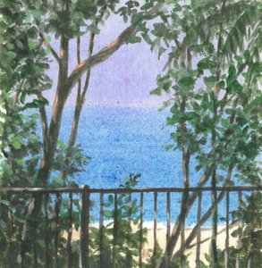 Vista desde el balcón, 2015 de Lincoln Seligman